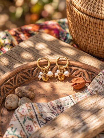 Nemomatheo Earrings 'Miele Huggie' in Gold