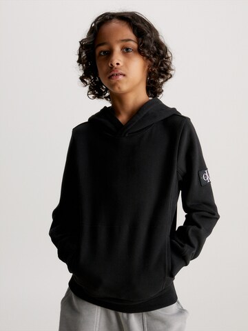 Calvin Klein Jeans - Sudadera en negro: frente