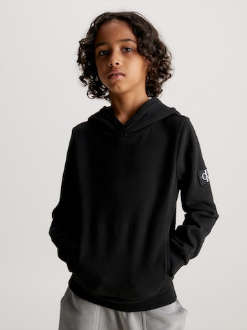 Calvin Klein Jeans Sweatshirt in Black: front