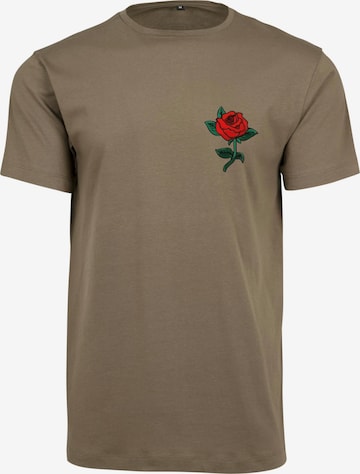 MT Men T-Shirt 'Rose' in Grün: Vorderseite