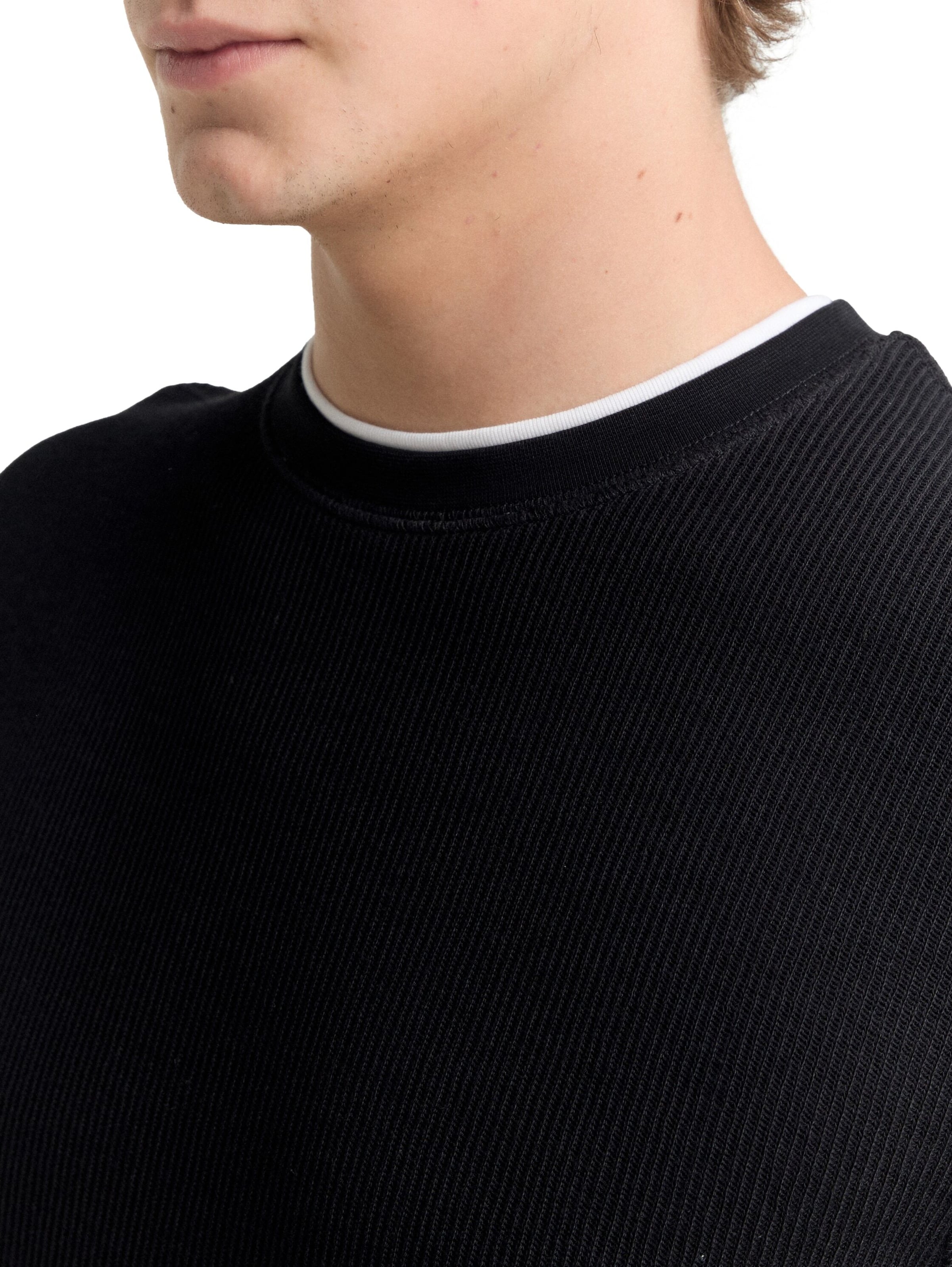 Maglietta di TOM TAILOR DENIM in nero