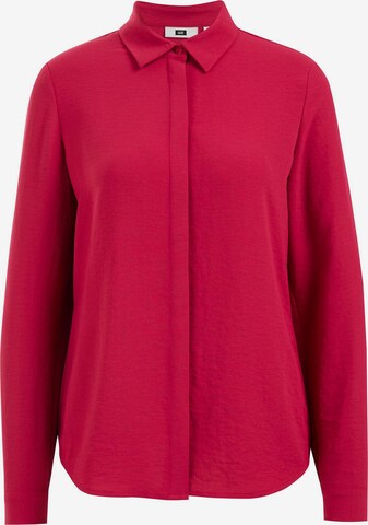 WE Fashion Blouse in Roze: voorkant