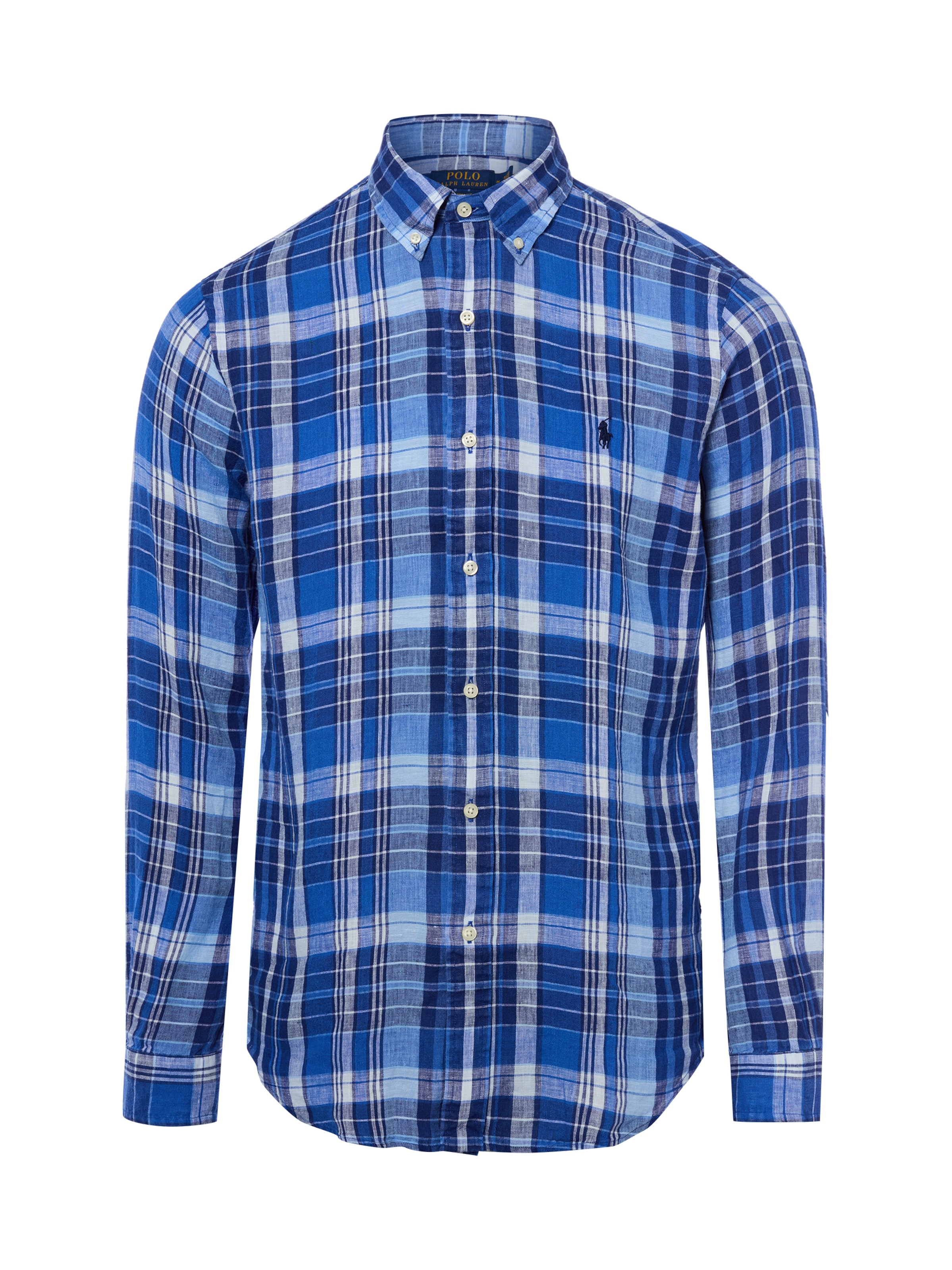 Polo Ralph Lauren Regular fit Overhemd in Blauw: voorkant