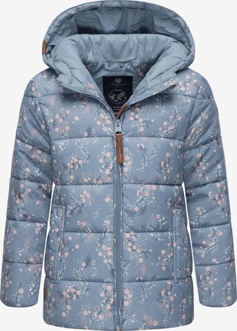 Ragwear Winter Jacket 'Roxanka' in Blue: front