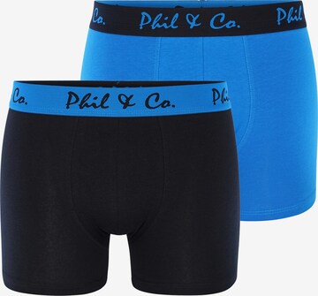 Phil & Co. Berlin Trunks 'Retro' in Blau: front
