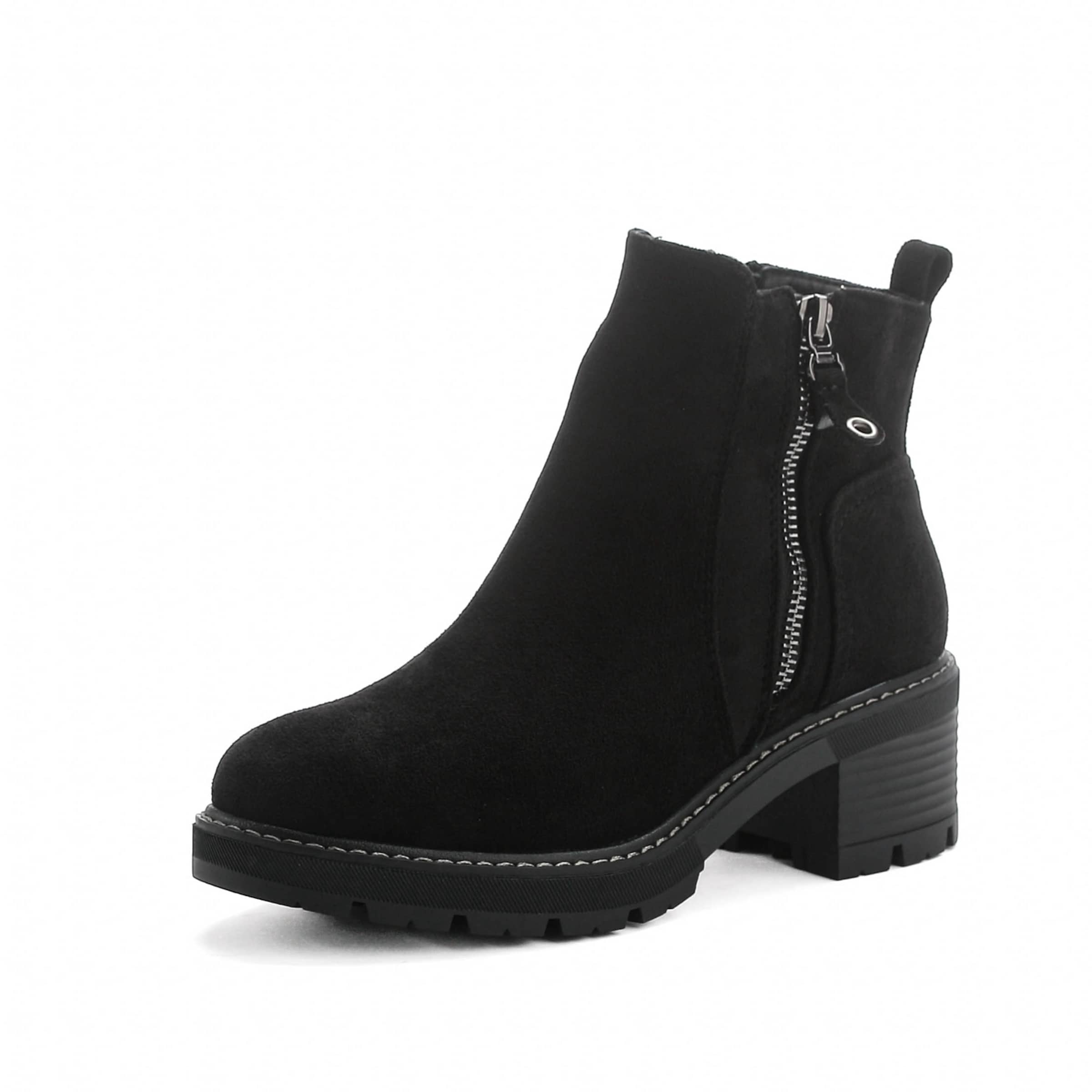Bottines Elara en noir : devant