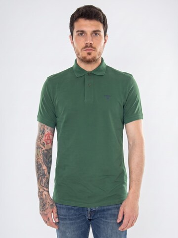 T-Shirt 'Lightweight Sports Polo Racing Green' Barbour en vert