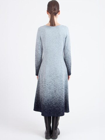 IVKO Knitted dress 'Murmuration' in Blue