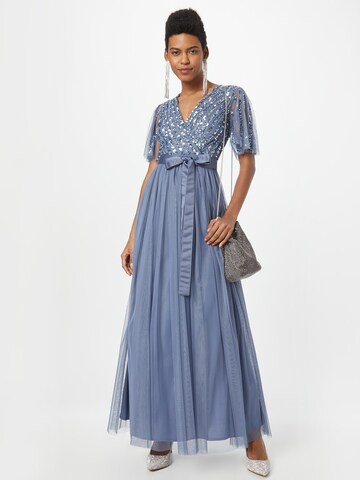 Maya Deluxe Evening Dress in Blue