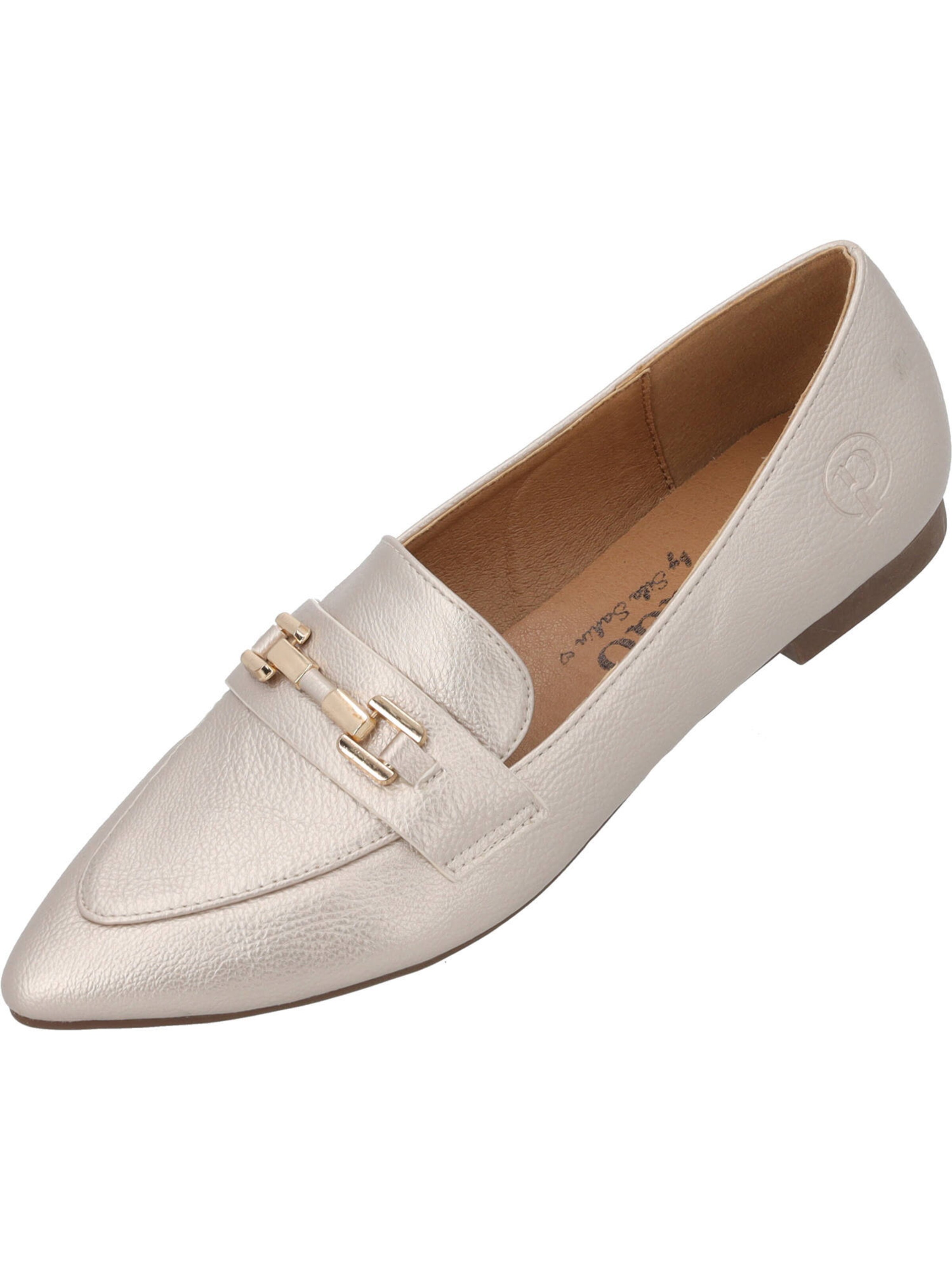 Palado by Sila Sahin Mocassins 'Lixis' in Goud: voorkant