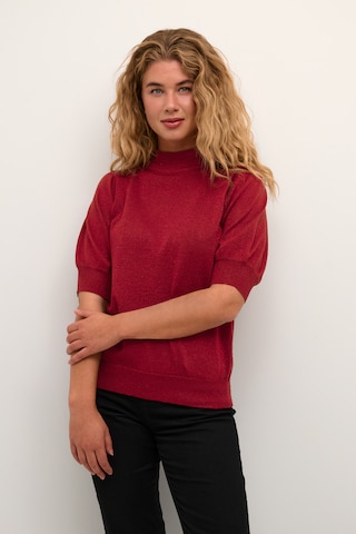 Pull-over 'regina' Kaffe en rouge : devant