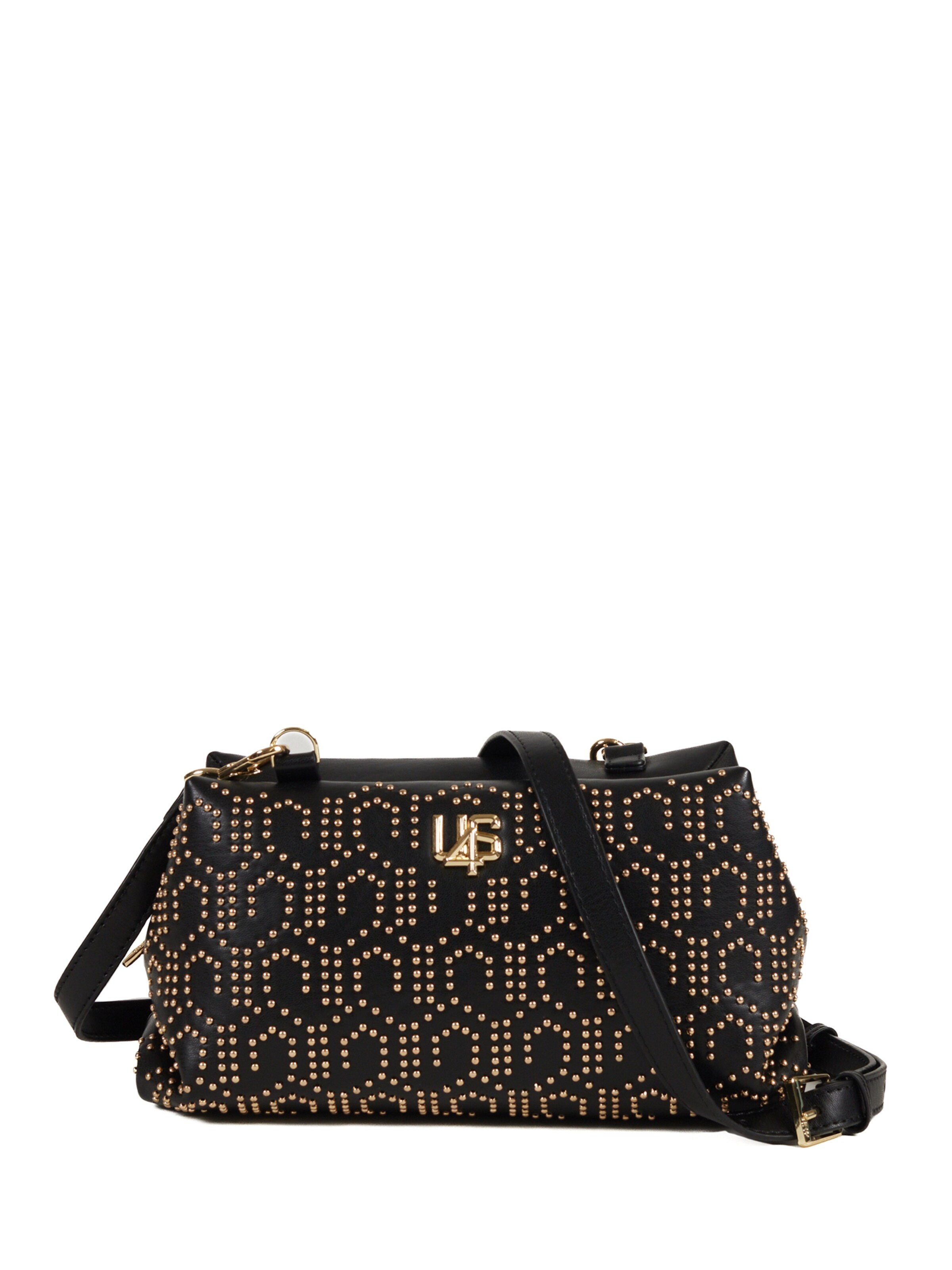 4US Schoudertas in Zwart: voorkant