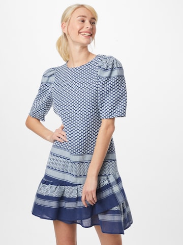 Robe 'Olivia' Cecilie Copenhagen en bleu : devant