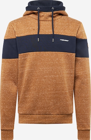 Ragwear Sweatshirt 'PEACEY' in Brown: front