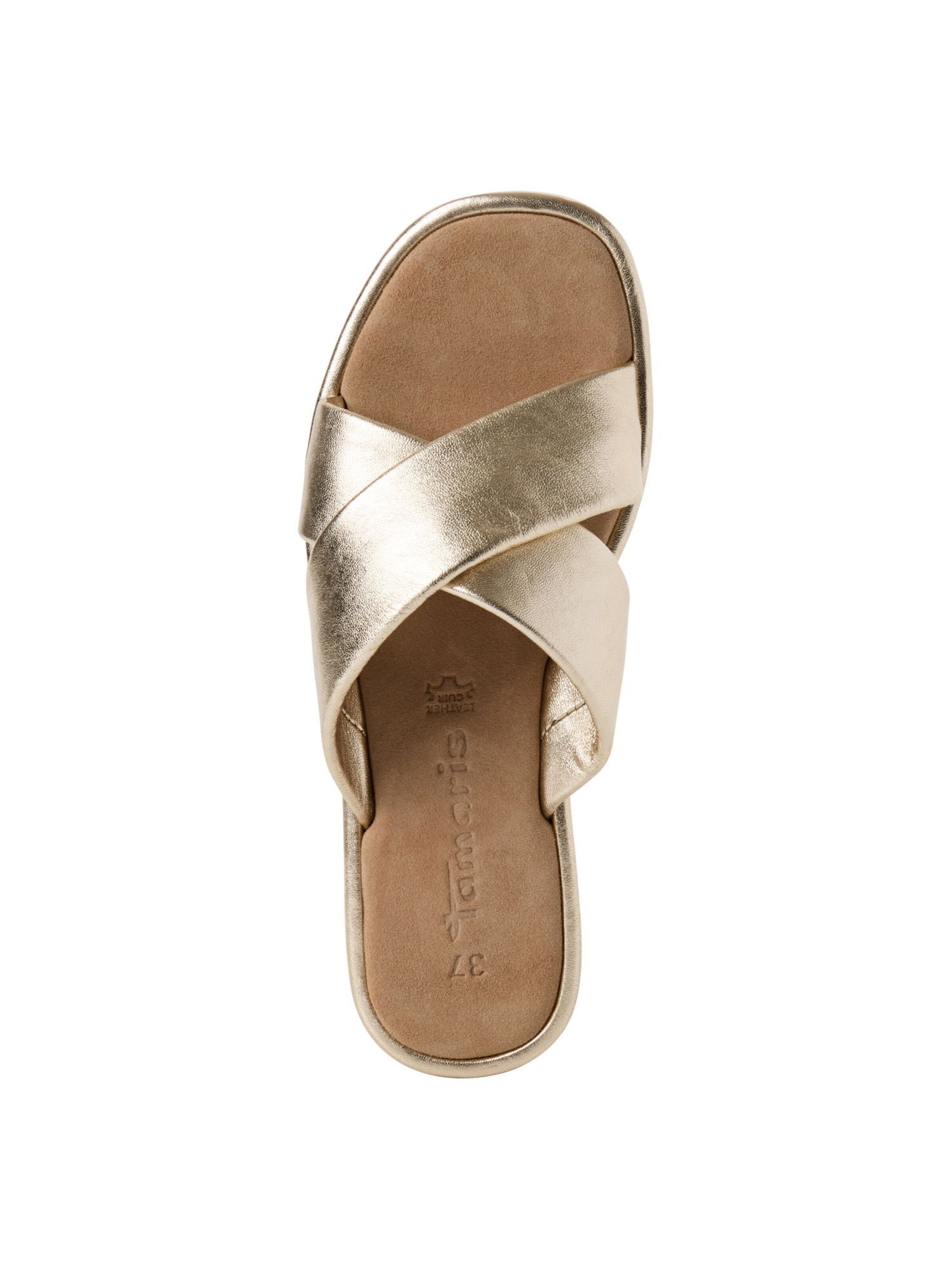 Tamaris Mule in Gold