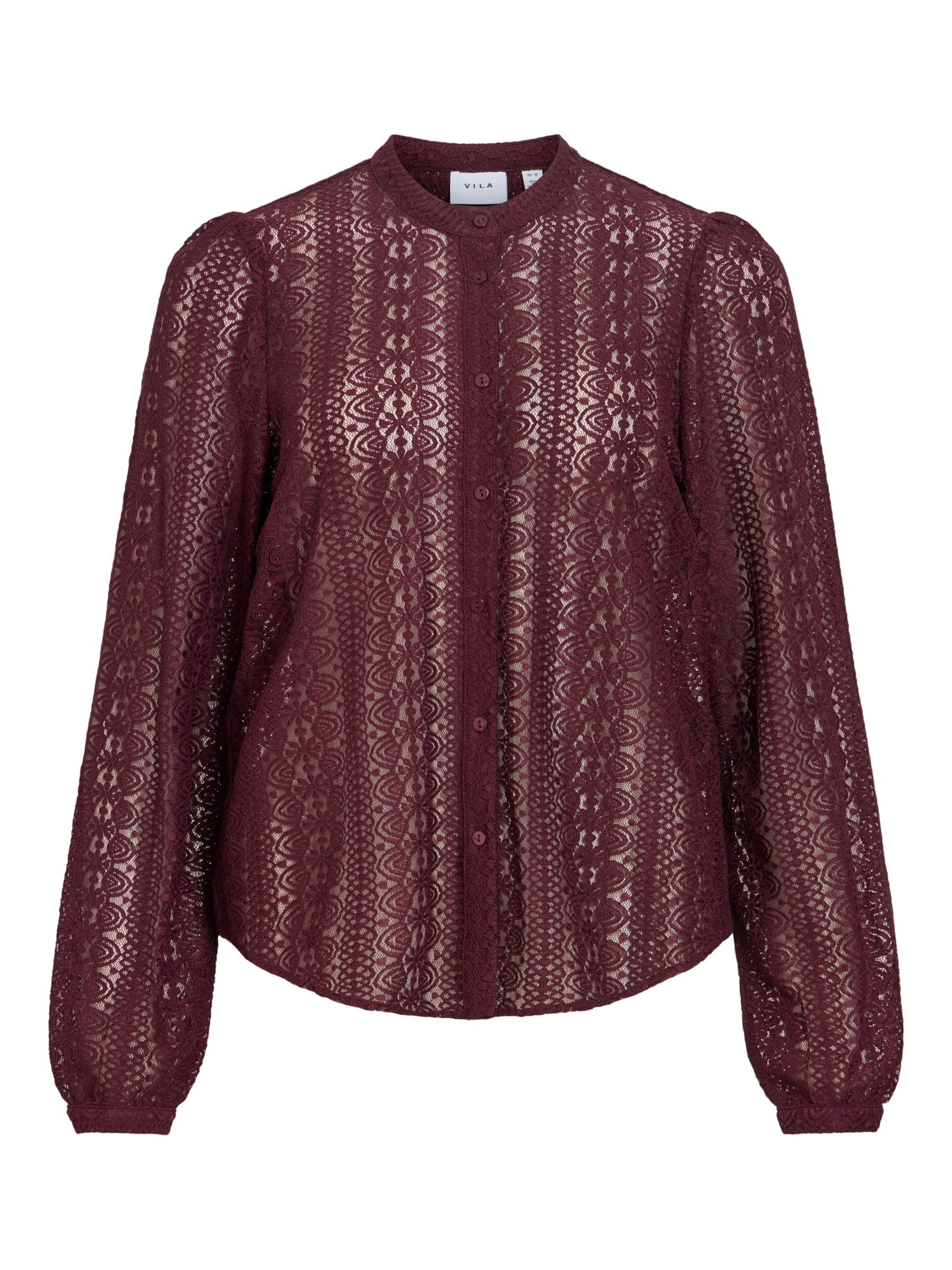 VILA - Blusa 'CHIKKA' en lila: frente
