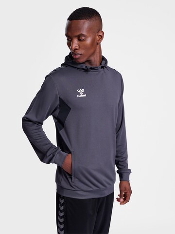 Hummel Athletic Sweatshirt 'Authentic PL' in Grey: front