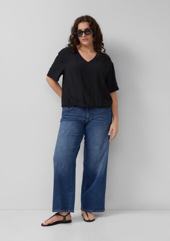 s.Oliver Bluse in Schwarz