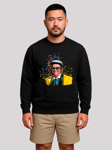 Sweat-shirt F4NT4STIC en noir : devant