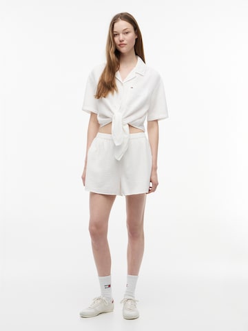 Chemisier Tommy Jeans en blanc