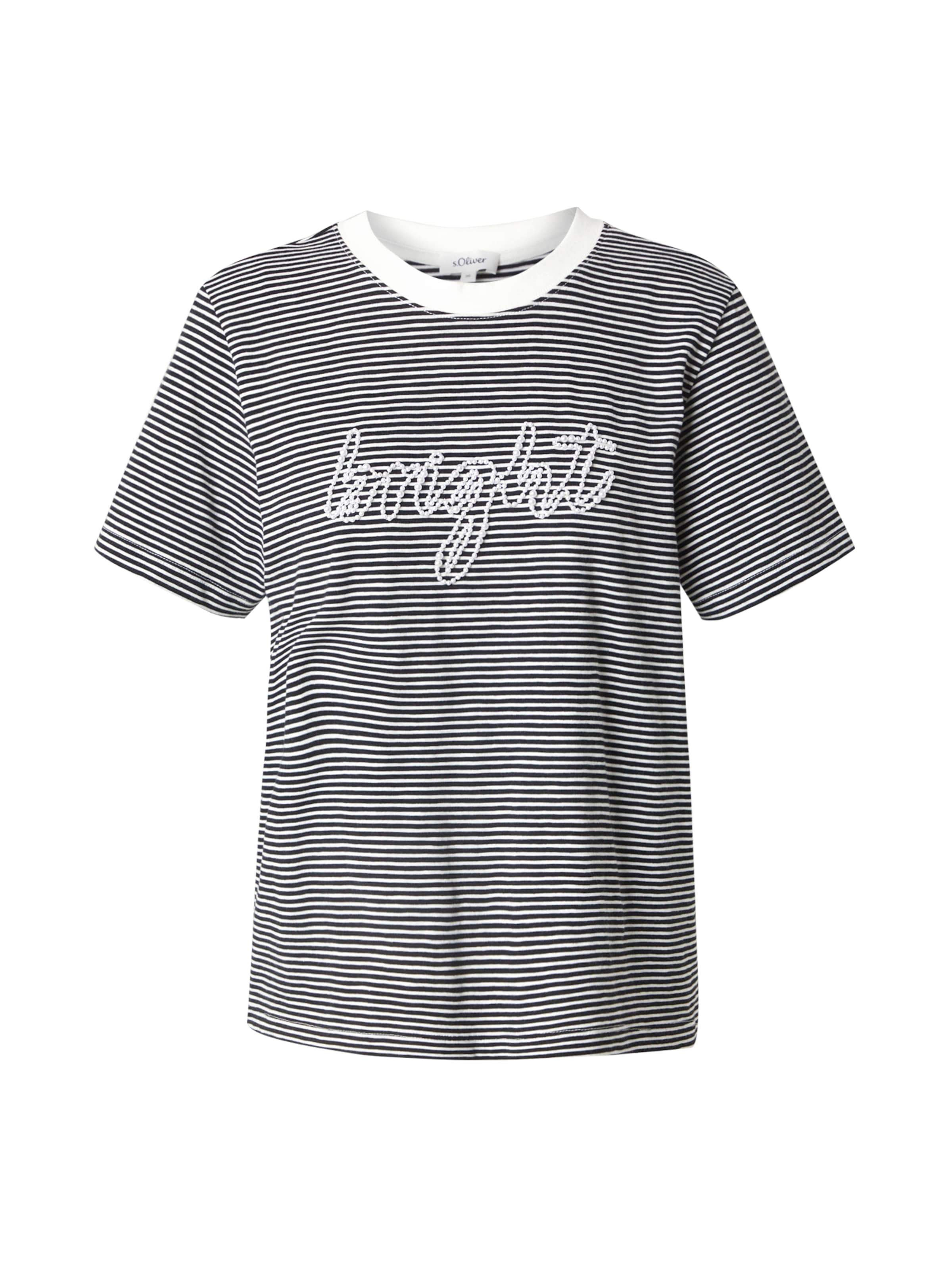 s.Oliver Koszulka w kolorze czarny: przód