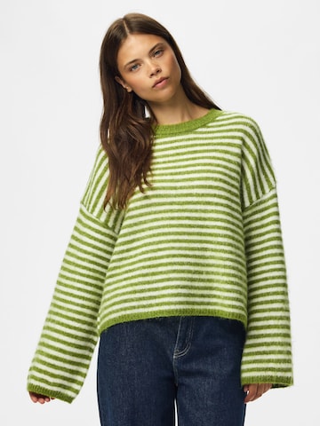 PIECES Pullover 'ADA' i grøn: forside