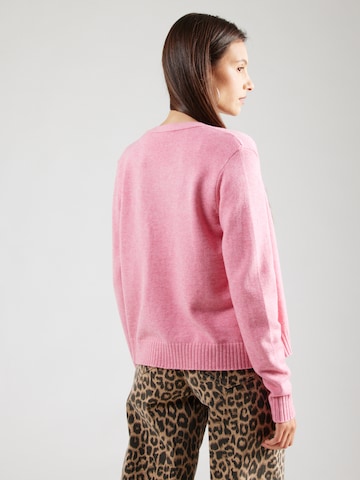 VILA Knit Cardigan 'VIRil' in Pink
