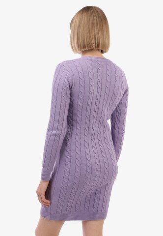 Felix Hardy Knit dress in Purple