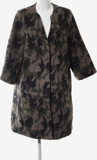 UNBEKANNT Wintermantel in L in braun / khaki / schwarz, Produktansicht