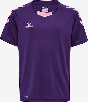 T-Shirt fonctionnel Hummel en violet : devant