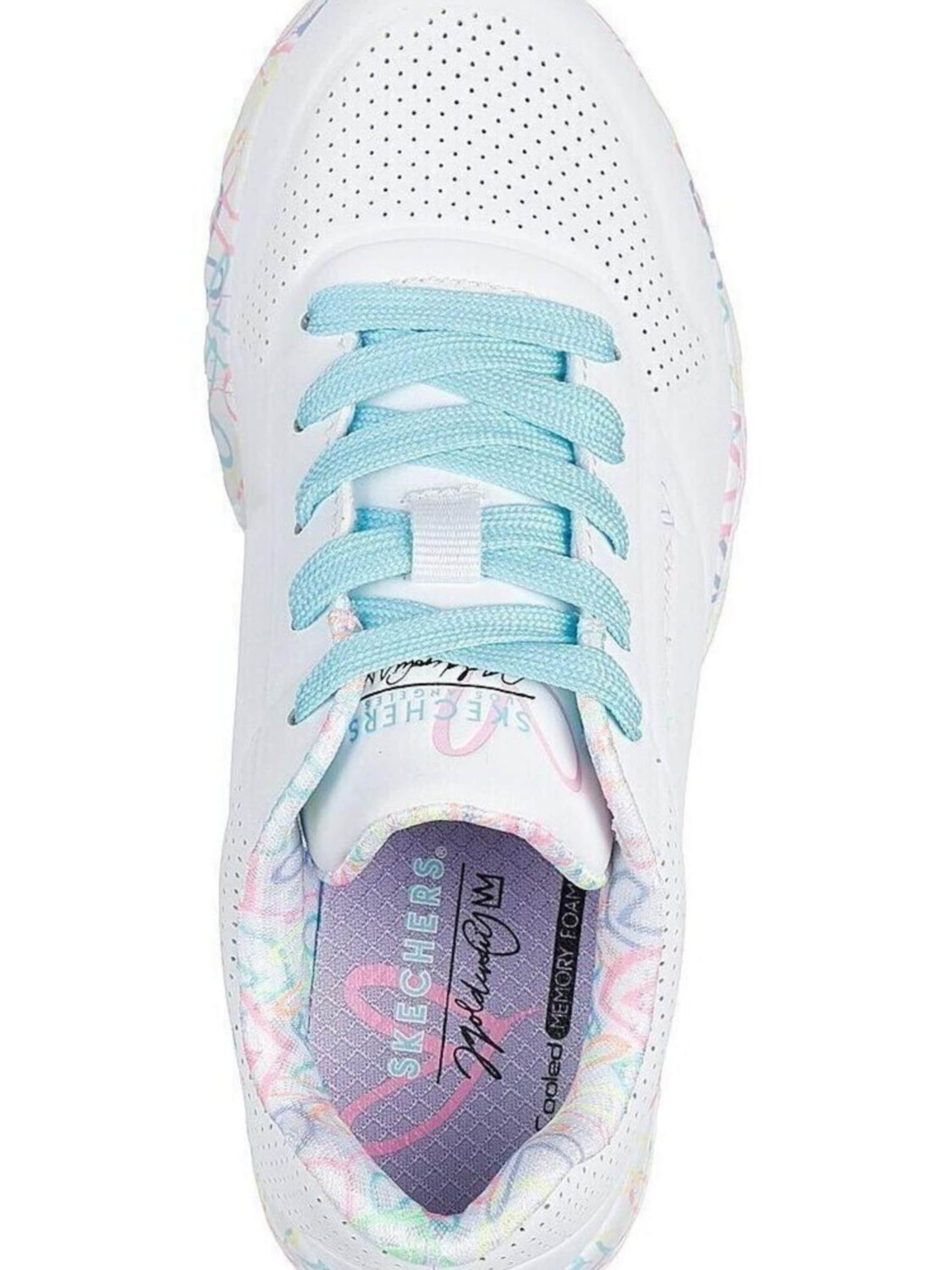 SKECHERS Sportschoen 'Skechers Uno Lite - Lovely Luv' in Wit
