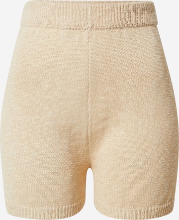 Missguided Skinny Pants in Beige: front
