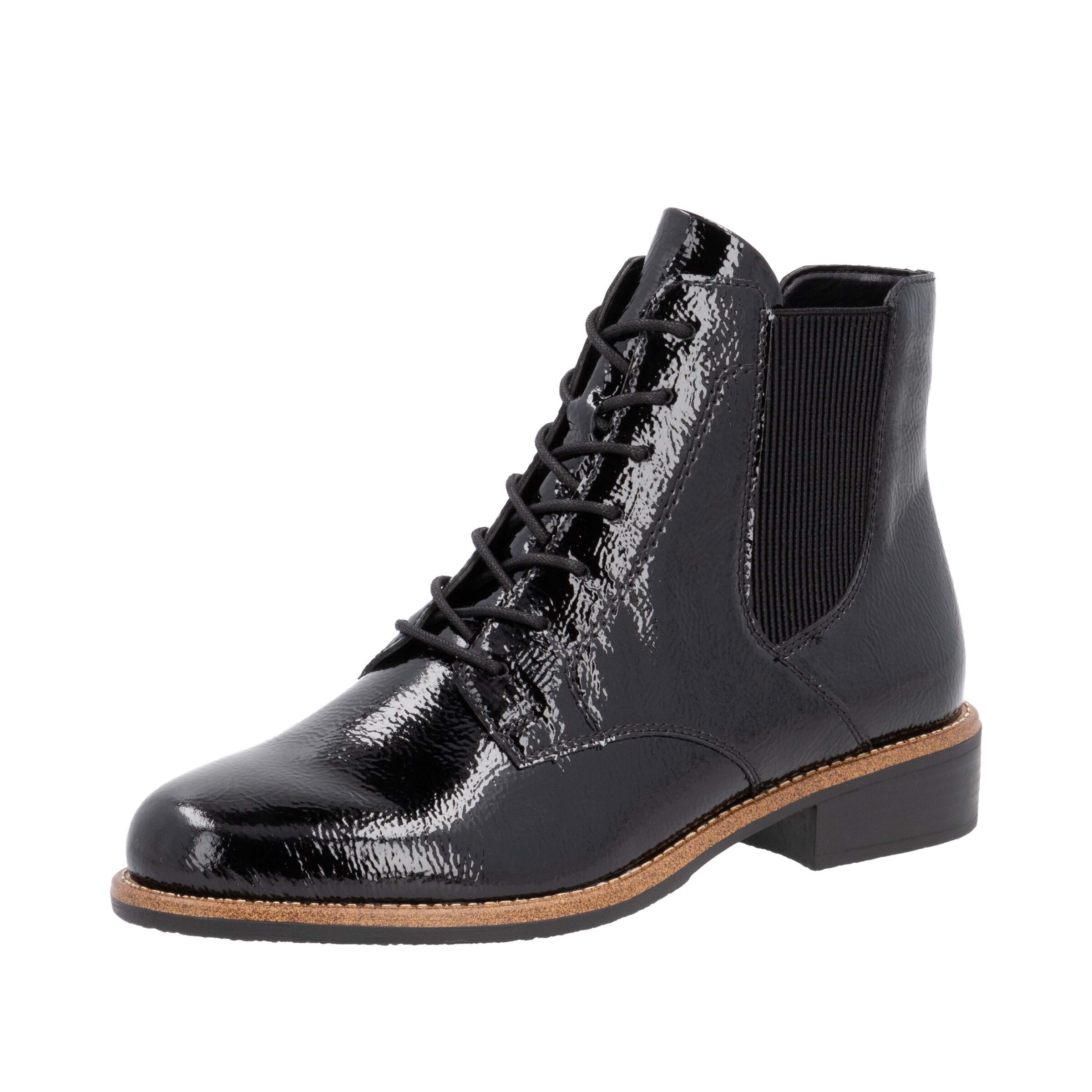 REMONTE Lace-Up Boots 'D0F79' in Black: front