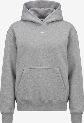 Nike SportswearSweater majica 'Studio Fleece' - siva boja: prednji dio