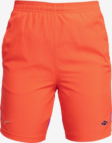 NIKE Workout Pants in Red: front