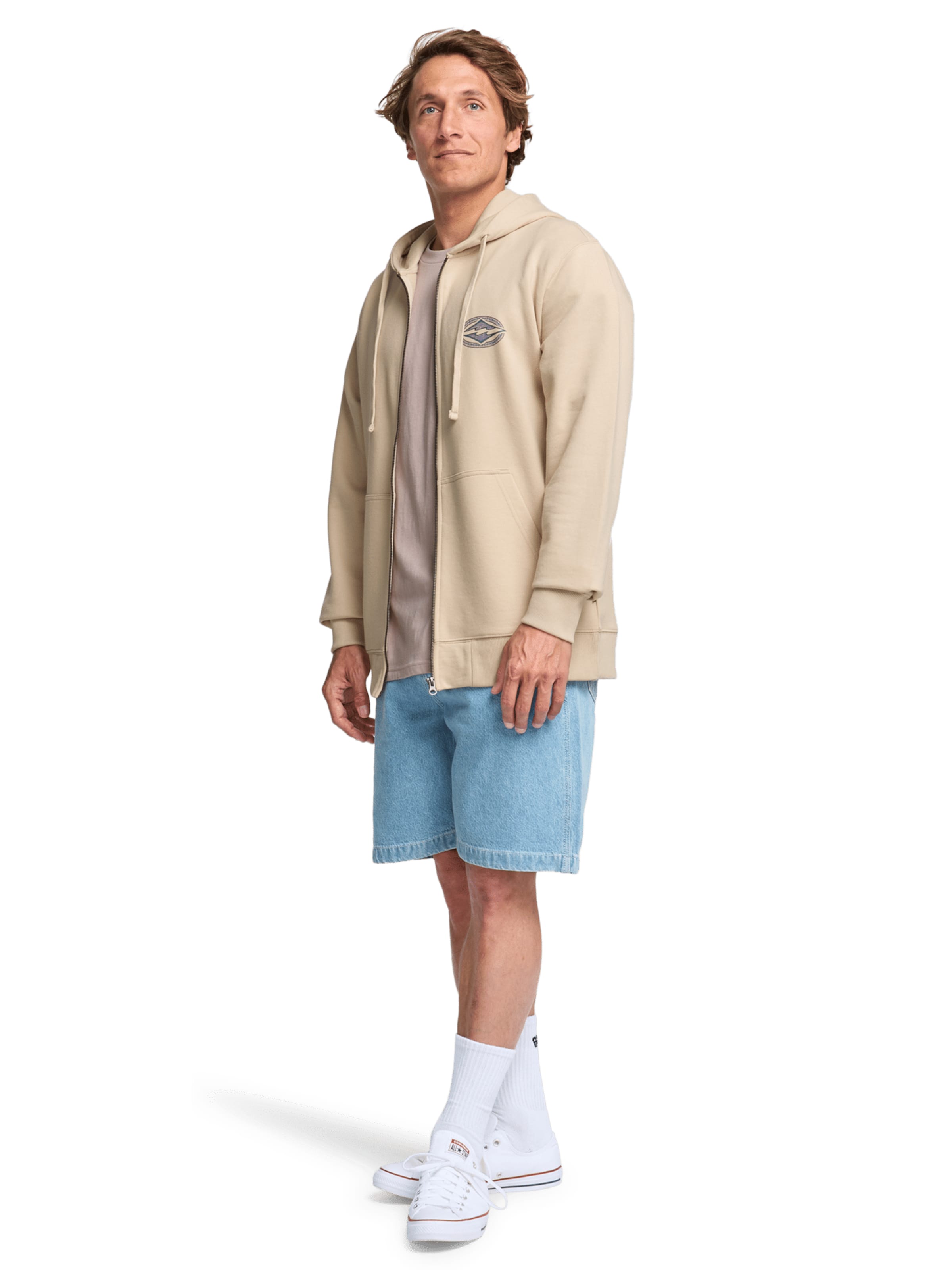 BILLABONG Bluza rozpinana 'Foundation' w kolorze beżowy