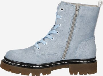 BULLBOXER - Botines con cordones en azul