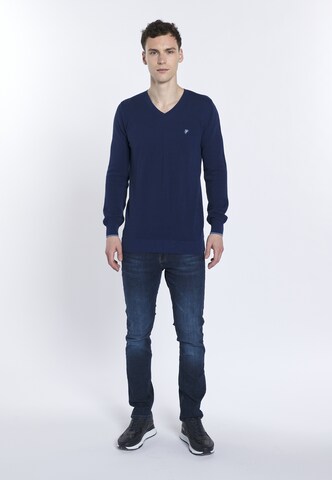 DENIM CULTURE Pullover ' ROMEO ' in Blau