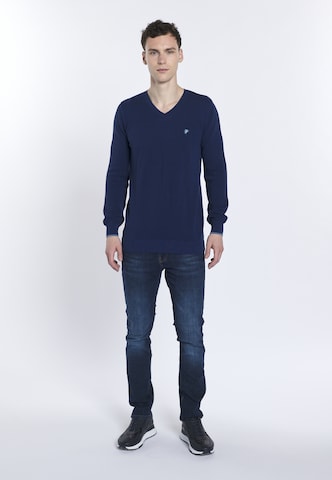 DENIM CULTURE Sweater ' ROMEO ' in Blue