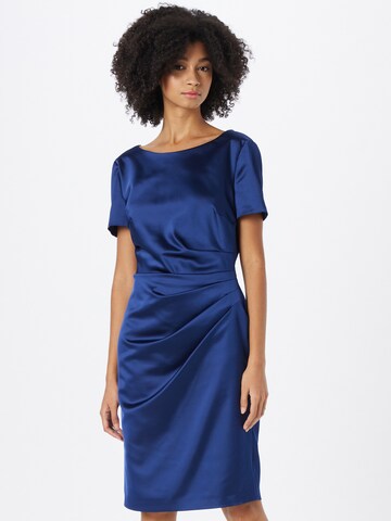 SWING Cocktail Dress in Blue: front