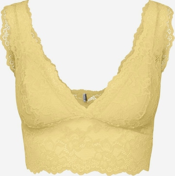 PIECES Bra in Yellow: front