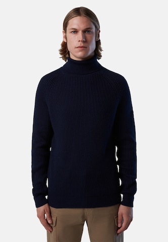 North Sails Athletic Sweater in Blue: front