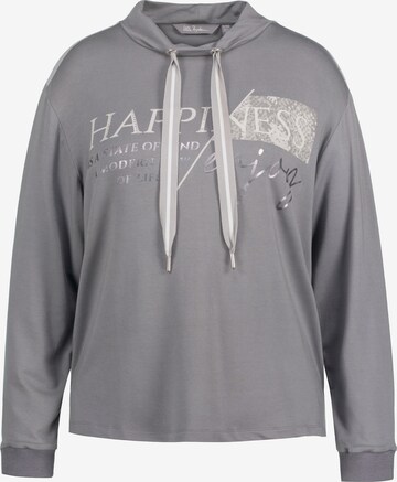 Ulla Popken Sweatshirt in Grey: front