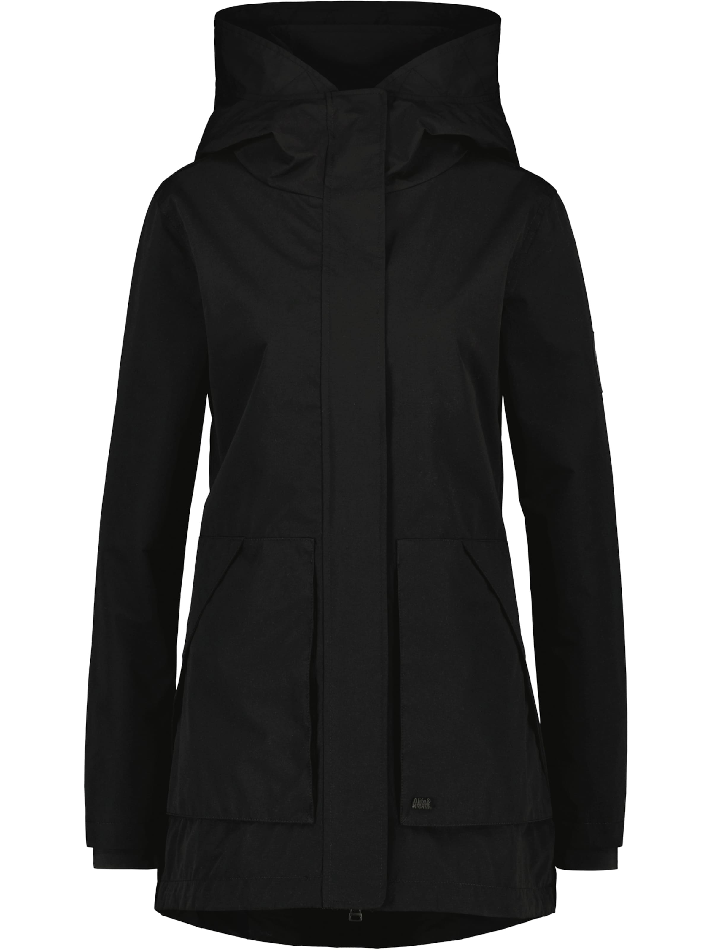alife & kickin Parka 'ArlettaAK A' in Schwarz: Vorderseite