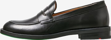 LLOYD Classic Flats in Black: front