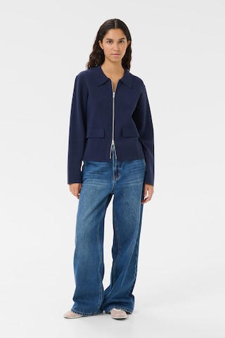 KAREN BY SIMONSEN Knit cardigan 'Antonella' in Blue