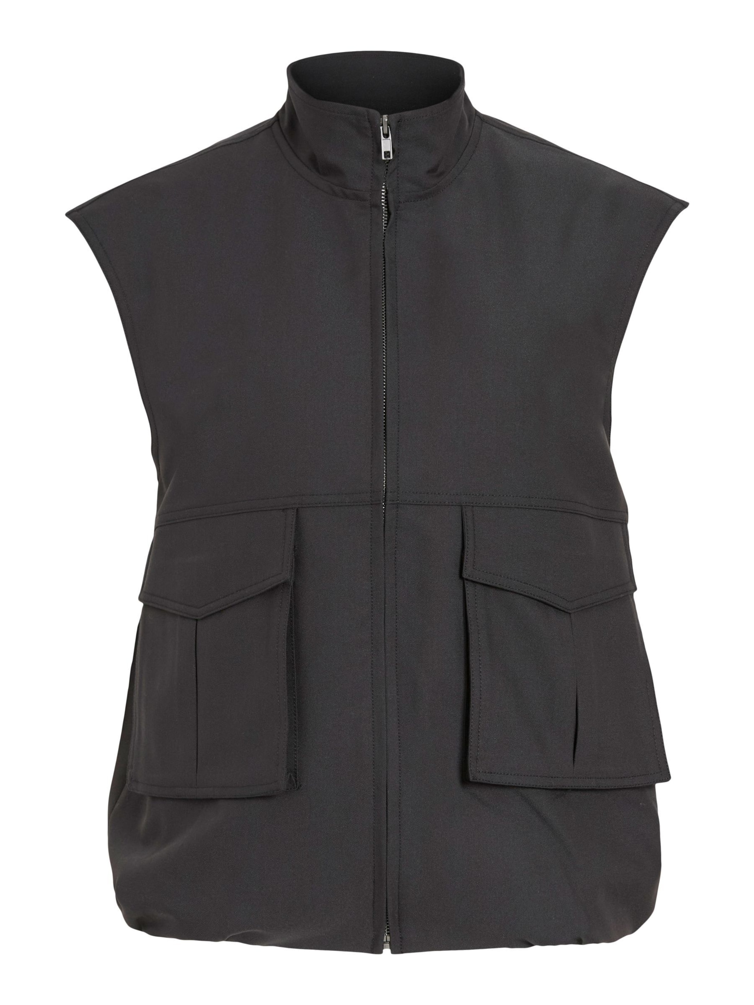ROUGE EDIT - Chaleco en negro: frente