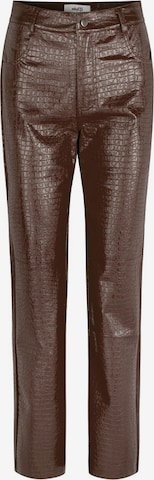 mbym Regular Pants 'Mayko' in Brown: front