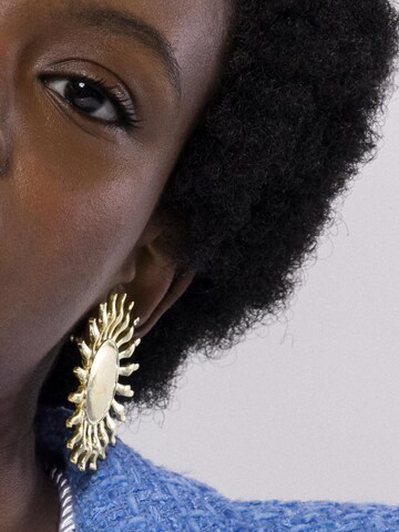Luxenter Earrings 'Hinya' in Gold