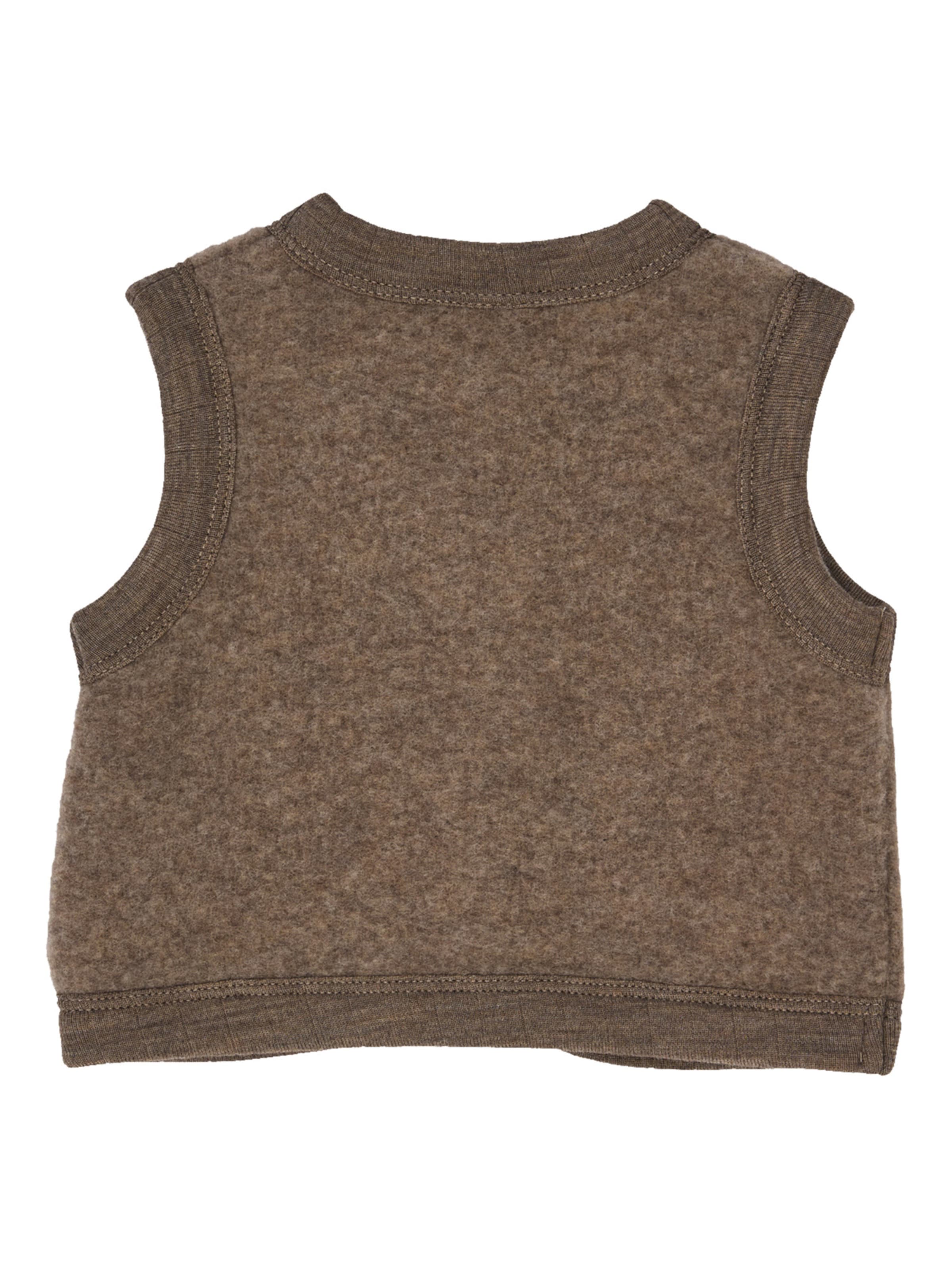 Gilet Müsli by GREEN COTTON en marron